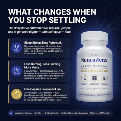 NeuraZenx® Nerve Support — Alpha Lipoic Acid 1200