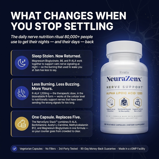 NeuraZenx® Nerve Support — Alpha Lipoic Acid 1200
