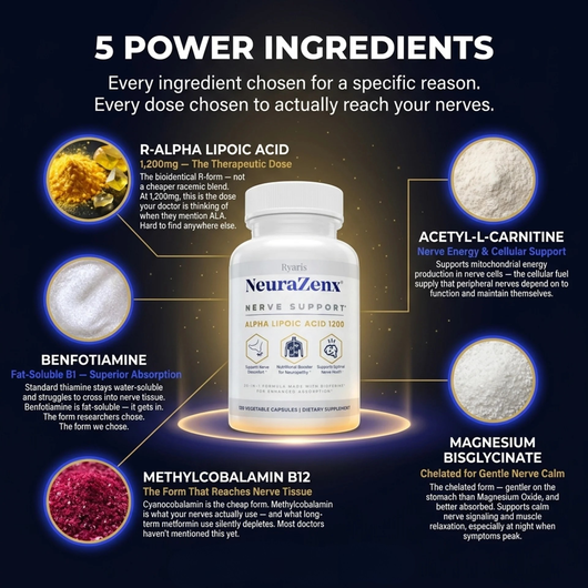 NeuraZenx® Nerve Support — Alpha Lipoic Acid 1200