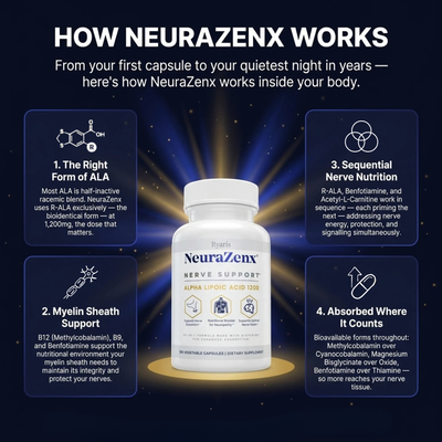 NeuraZenx® Nerve Support — Alpha Lipoic Acid 1200
