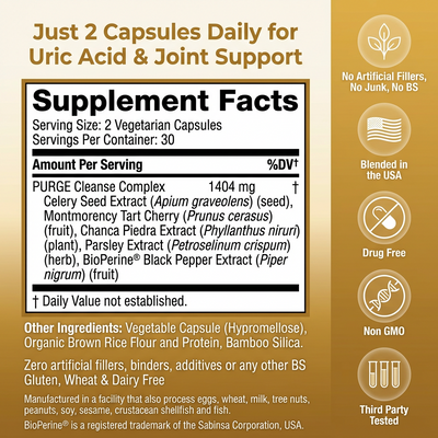 PURGE™ Uric Acid Defense Formula