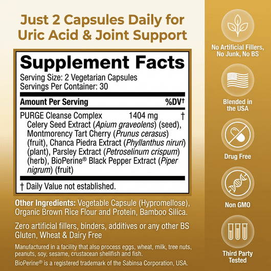 PURGE™ Uric Acid Defense Formula